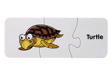 Vzdělávací puzzle Svět oceánů 10 spojení s anglickými nápisy