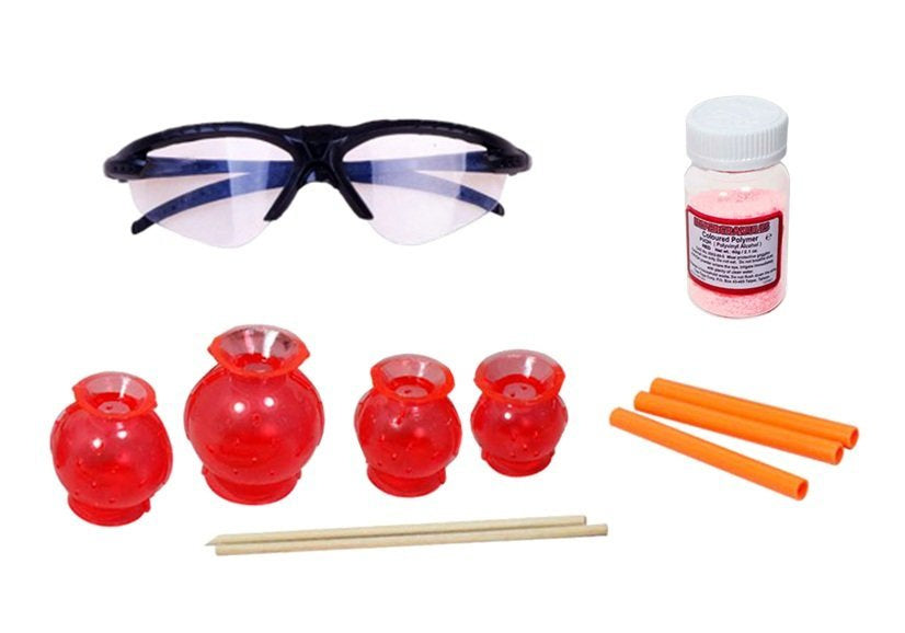 Vzdělávací sada chemické kuličky DIY s polymerem a formičkami