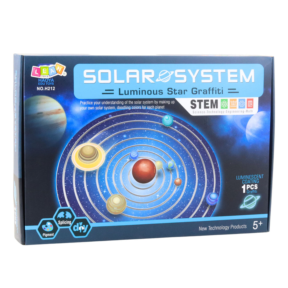 Vzdělávací sada sluneční soustava DIY – s barvami a luminiscencí