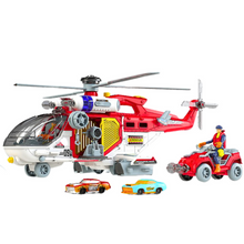 Záchranářský helikopter – se světly zvuky a figurkami