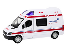 Záchranná stanice s ambulancí světla a zvuky