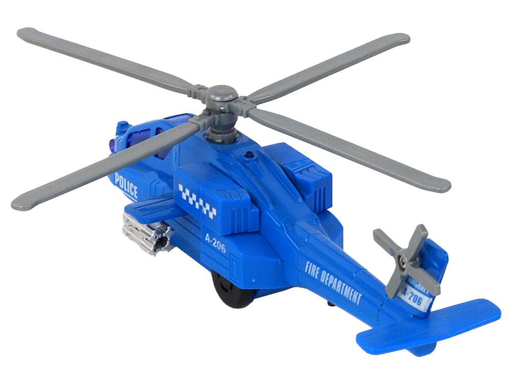 Záchranný helikoptér s pohonem – světly a zvuky | hliníkový