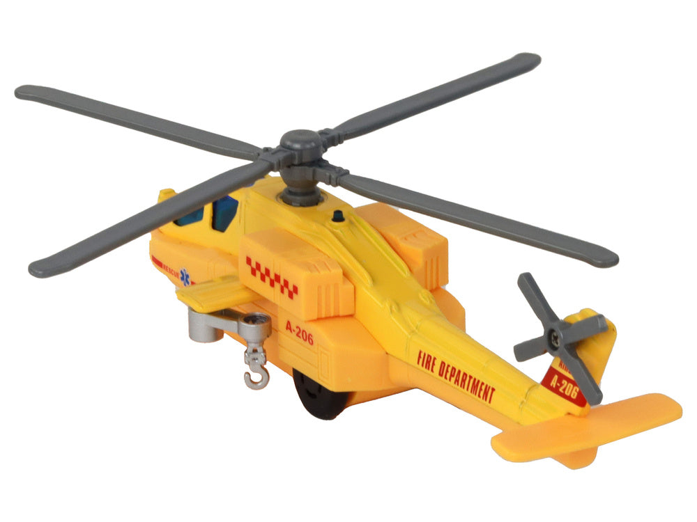Záchranný helikoptér s pohonem – světly a zvuky | hliníkový