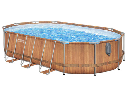 Zahradní bazén Power Steel Frame 610 x 366 x 122 cm – Bestway