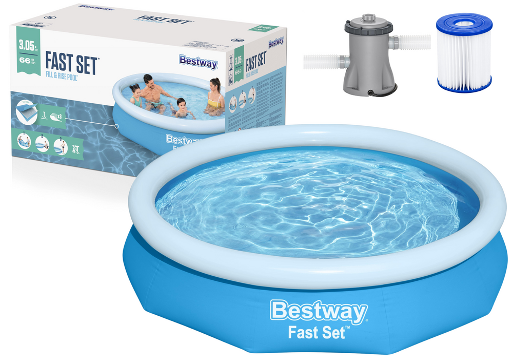 Zahradní bazén rozporový 305 x 66 cm s filtrací – Bestway
