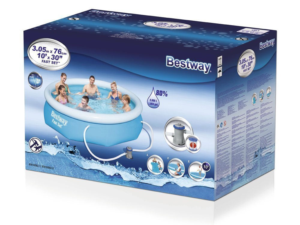 Zahradní bazén rozporový 305 x 76 cm s pumpou – Bestway 57270