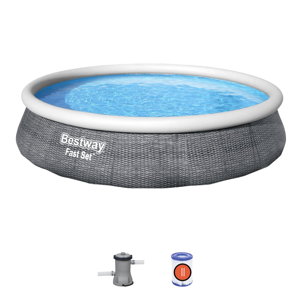 Zahradní bazén rozporový 396 x 84 cm s filtrací – Bestway