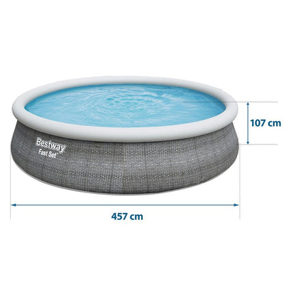 Zahradní bazén rozporový 457x107cm – s pumpou | Bestway
