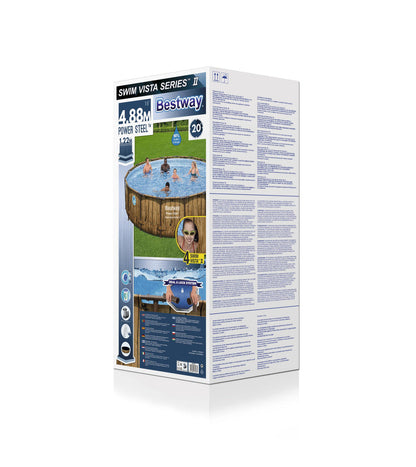 Zahradní bazén s konstrukcí 488 x 122 cm s pumpou – Bestway