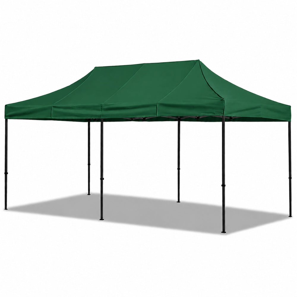 Zahradní expresní pavilon 3x6 m – zelený cateringový stan