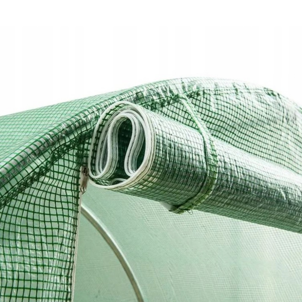 Zahradní fóliovací tunel skleník 4x2,5x2m s UV ochranou zelený