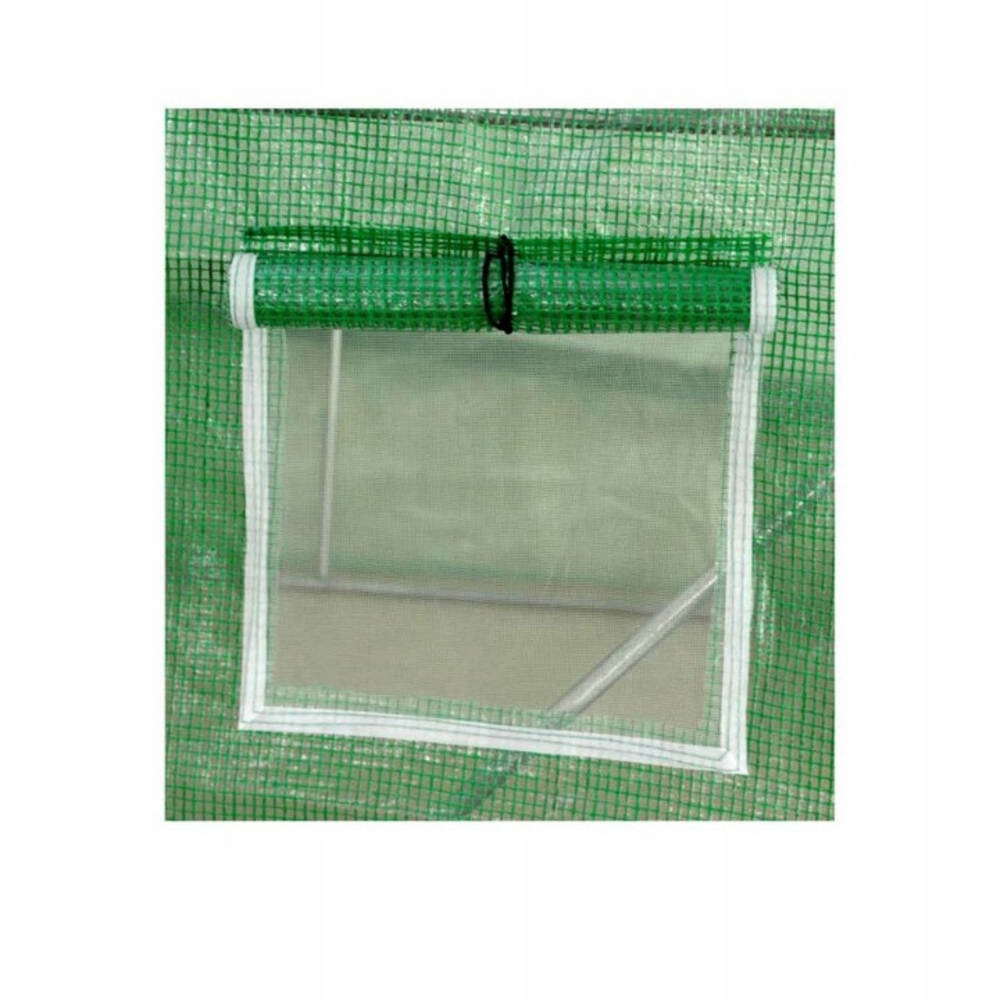 Zahradní fóliový tunel skleník 2x3m 6m2 se stěnami zelený