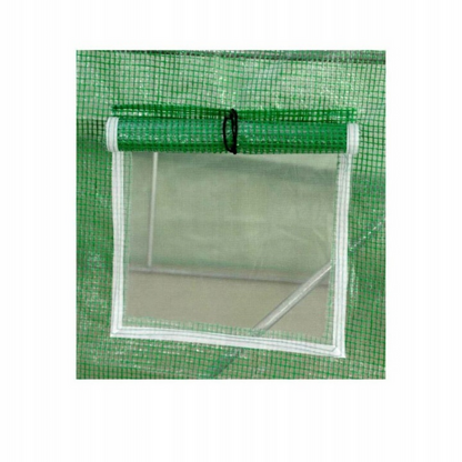 Zahradní fóliový tunel skleník 2x3m 6m2 se stěnami zelený