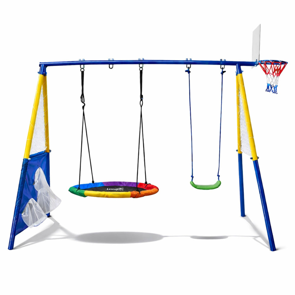 Zahradní houpačka 4v1 Čapí hnízdo pro děti – 115 cm
