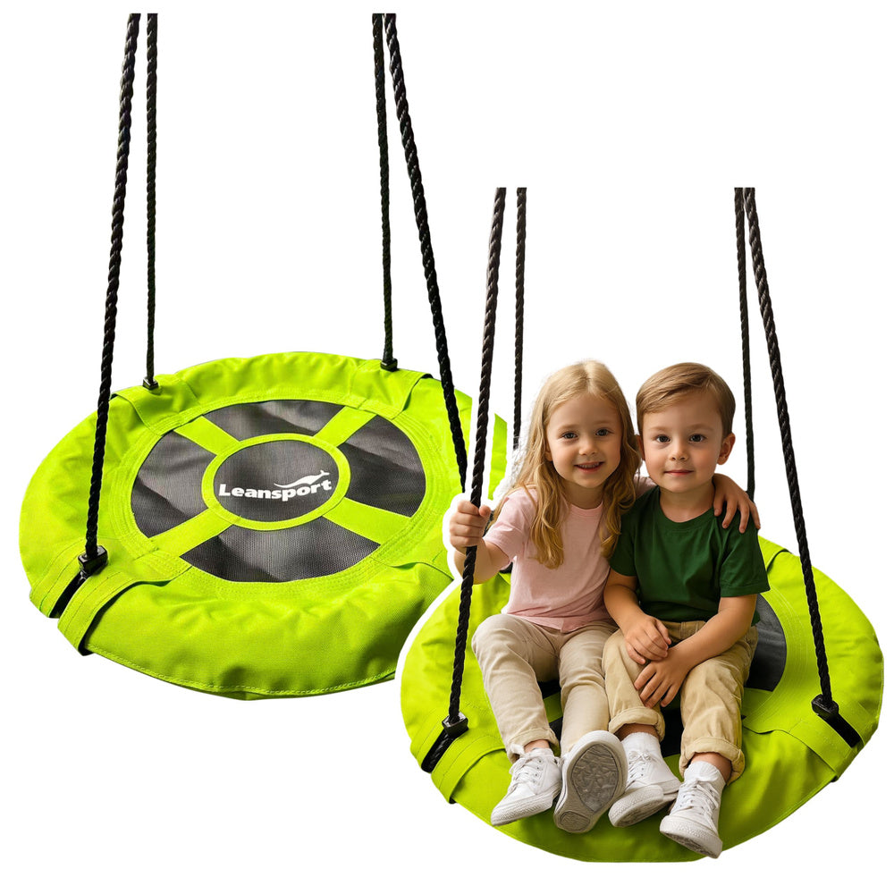 Zahradní houpačka čapí hnízdo – pro děti 60cm | zelená