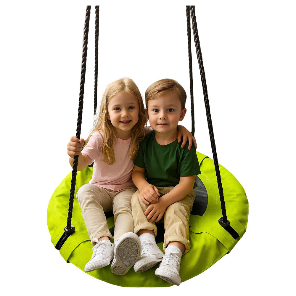 Zahradní houpačka čapí hnízdo – pro děti 60cm | zelená