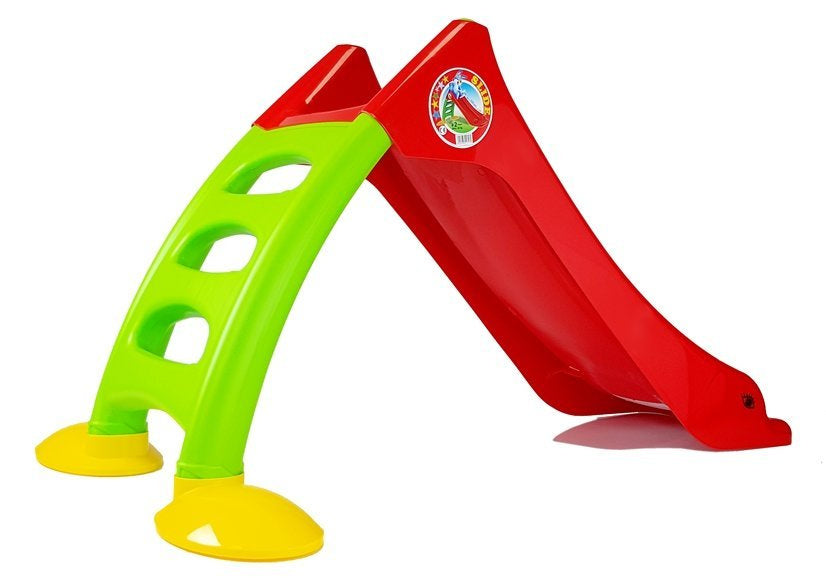 Zahradní skluzavka pro děti 424 zeleno-červená – 75 cm