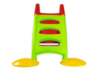 Zahradní skluzavka pro děti 424 zeleno-červená – 75 cm
