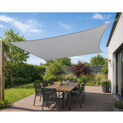Zahradní sluneční plachta 300×400 cm – šedá