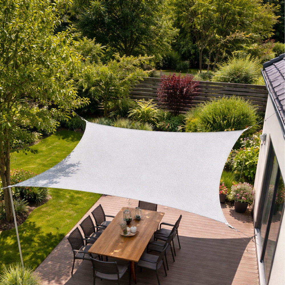 Zahradní sluneční plachta 300×400 cm – šedá