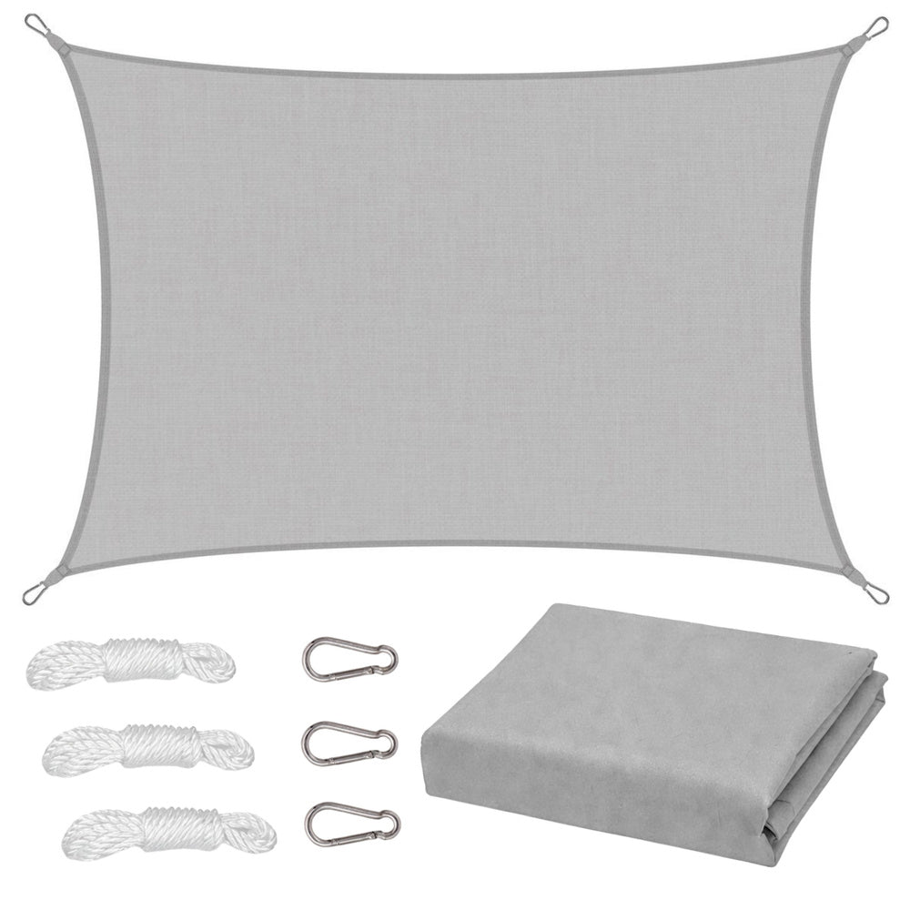 Zahradní sluneční plachta 300×400 cm – šedá