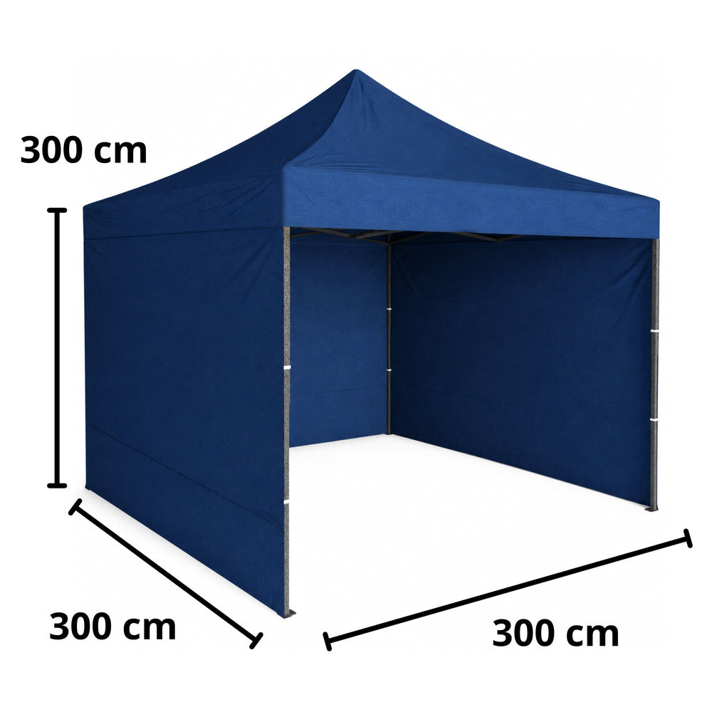 Zahradní stan pavilon 3x3m tmavě modrý – rychlomontáž