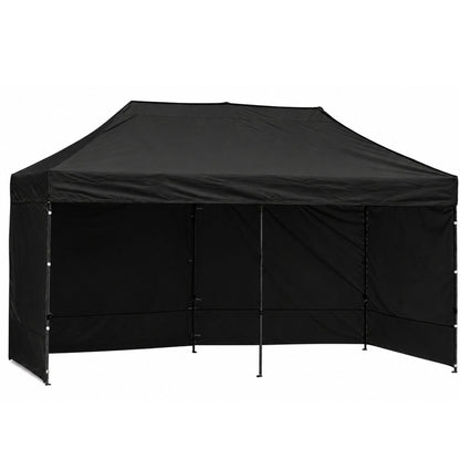 Zahradní stan pavilon černý 3x6 m – rychlomontážní