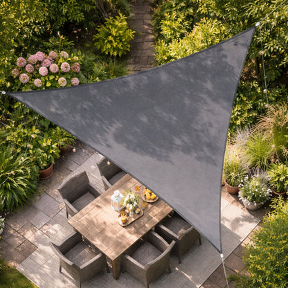 Zahradní stínící plachta trojúhelník šedá 400×400 cm – vodoodpor