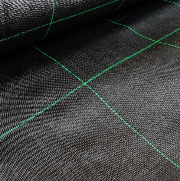 Zahradní textilie proti plevelu 100x50m – UV ochrana 70g černá