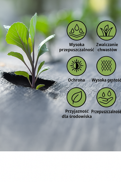 Zahradní textilie proti plevelu 160x50m – UV ochrana 90g