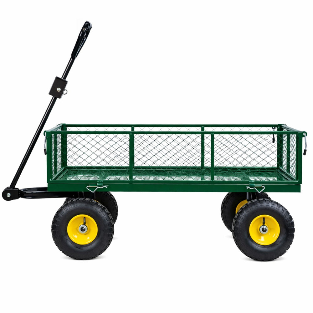 Zahradní vozík skládací transportní přívěsný – 200 kg