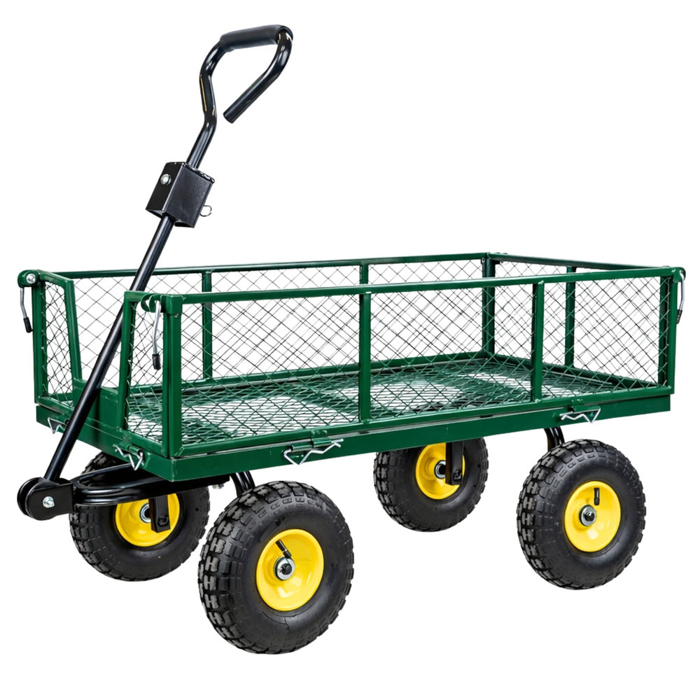 Zahradní vozík skládací transportní přívěsný – 200 kg