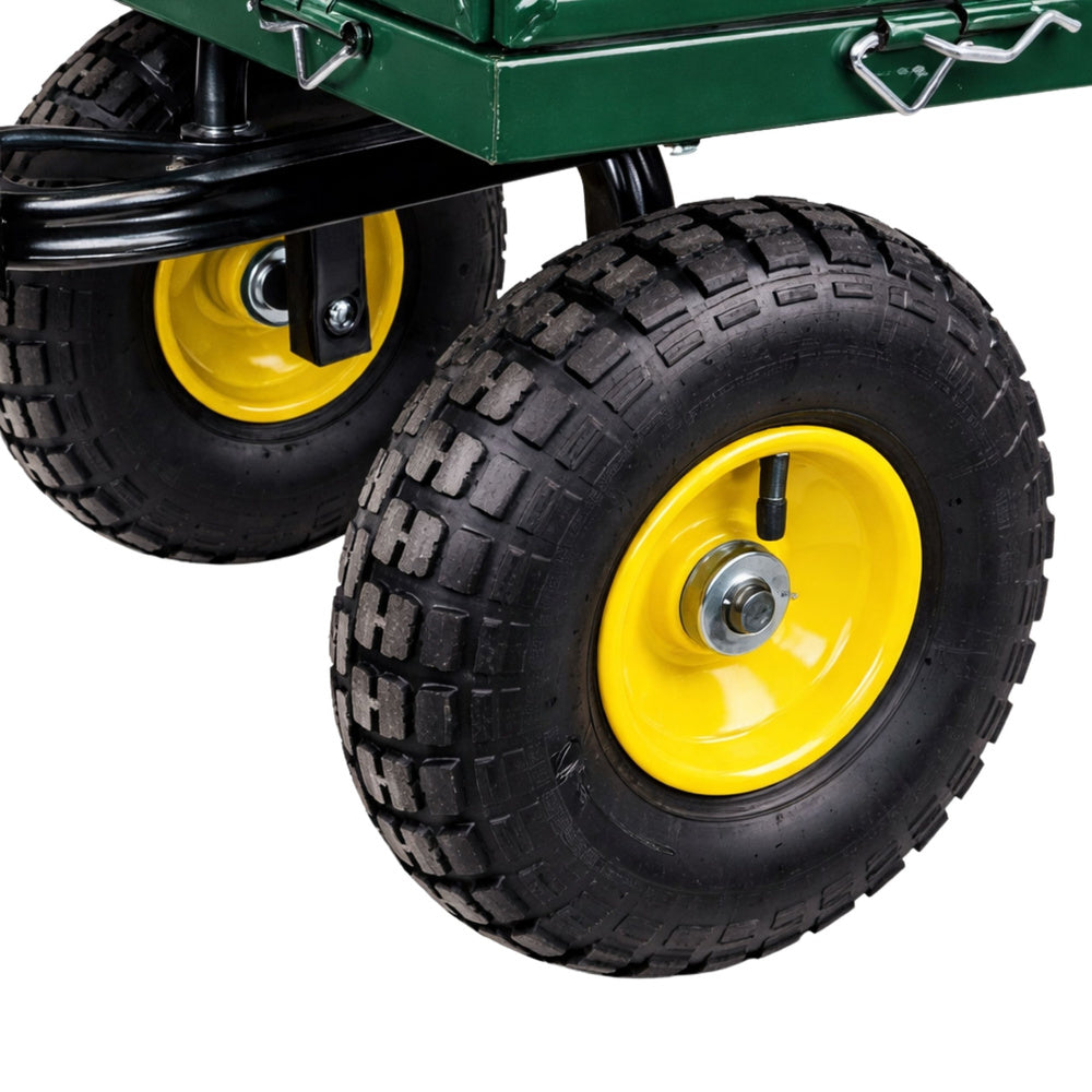 Zahradní vozík skládací transportní přívěsný – 200 kg