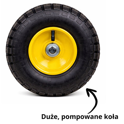 Zahradní vozík skládací transportní přívěsný – 200 kg
