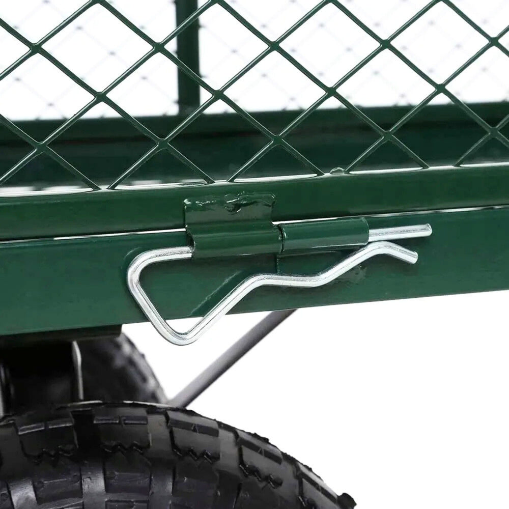 Zahradní vozík skládací transportní přívěsný – 200 kg