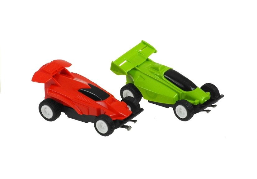 Závodní autodráha 11 metrů s 2 autíčky a adaptérem