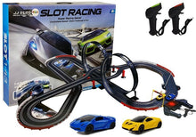 Závodní autodráha 2 smyčky s piloty a světly 1:43 1020 cm