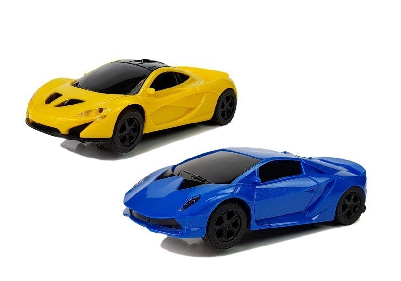 Závodní autodráha 2 smyčky s piloty a světly 1:43 1020 cm