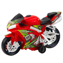 Závodní motocykl se světly a zvuky – červený | hračka
