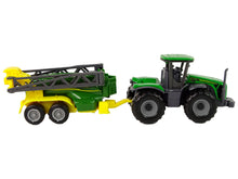 Zemědělský traktor s postřikovačem pro děti zelený
