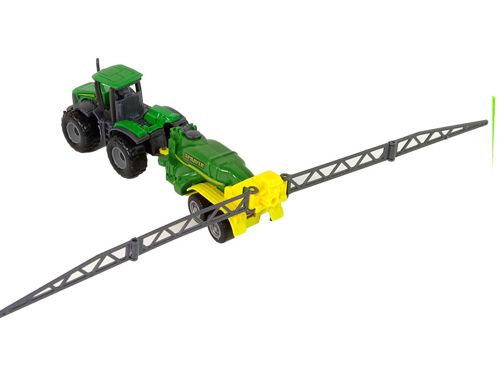 Zemědělský traktor s postřikovačem pro děti zelený