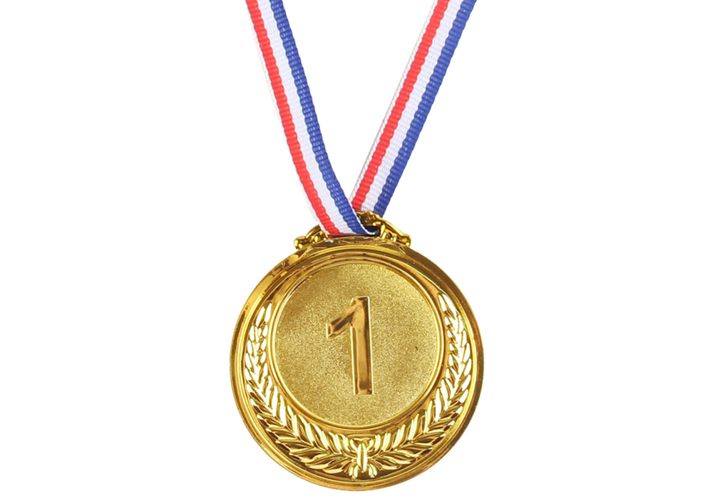Zlatý medaile první místo trofej ze zinku 6,5 cm