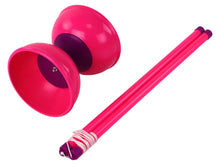 Žonglovací diabolo s tyčkami – pro děti růžové | komplet