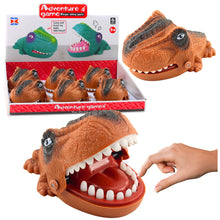 Zručnostní hra kousající dinosaurus pro děti od 3 let hnědý