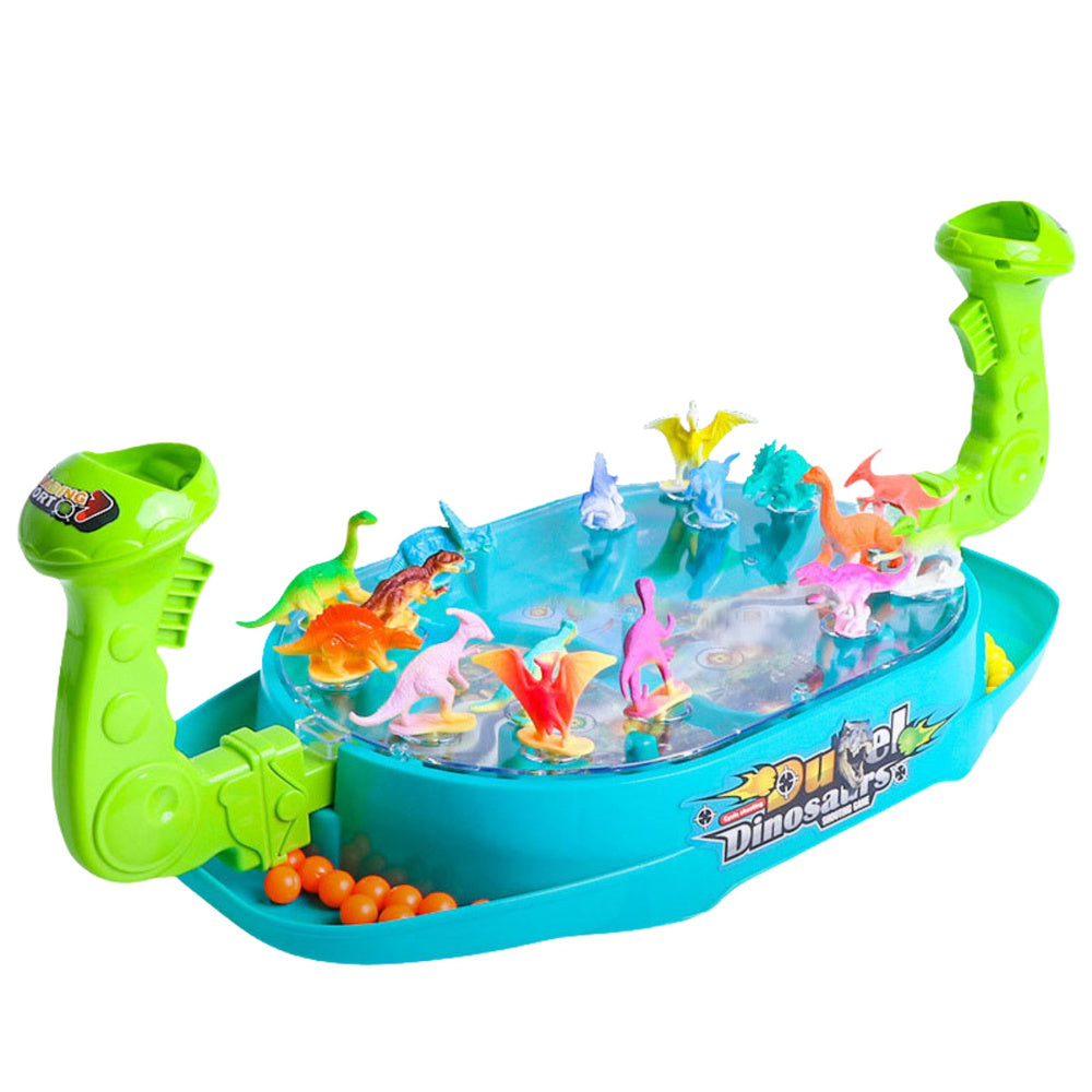 Zručnostní hra Piłkozaury – střílení dinosaurů s joysticky
