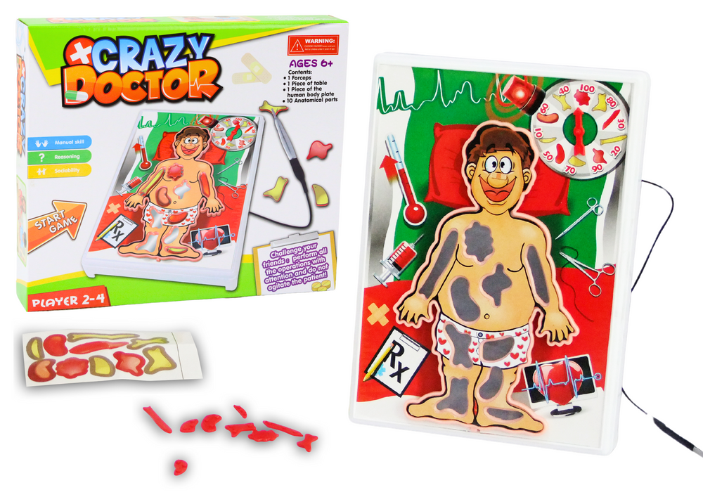 Zručnostní hra Šílený doktor - chirurgická operace