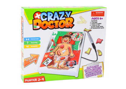 Zručnostní hra Šílený doktor - chirurgická operace