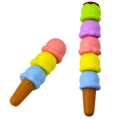 Zvýrazňovače ve tvaru zmrzliny – 5 pastelových barev 18cm