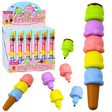 Zvýrazňovače ve tvaru zmrzliny – 5 pastelových barev 18cm